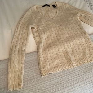 Gorgeous ivory cashmere sweater (Lord and Taylor, XSmall)